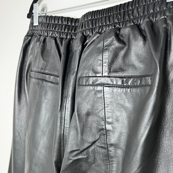 Remain Birger Christensen Leather Wide Leg Pants Sz 8 - Picture 7 of 14